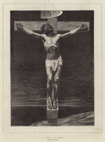 Le Christ, from the Paris Salon by Leon Joseph Florentin Bonnat